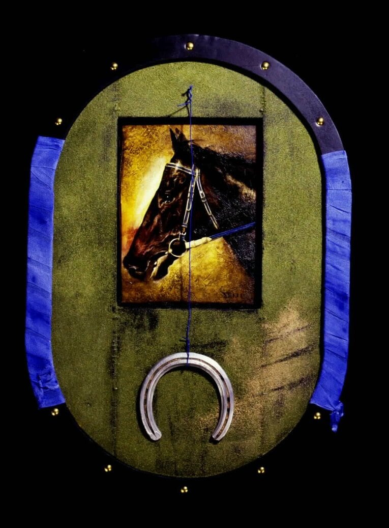 ライスシャワーの肖像画　©Sports Graphic Number