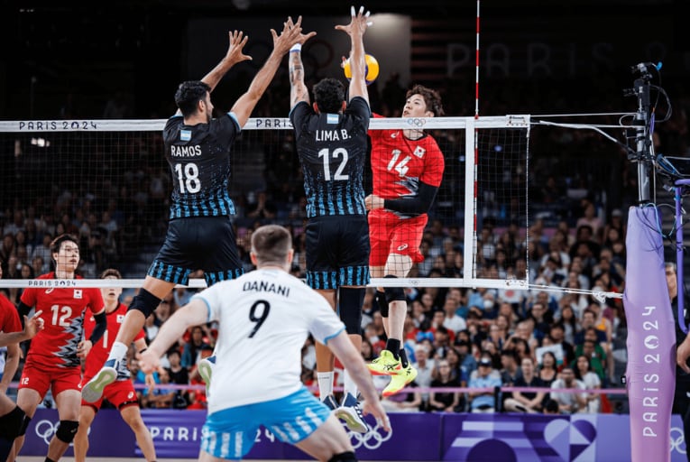 パリ五輪 アルゼンチン戦　©︎Volleyball World