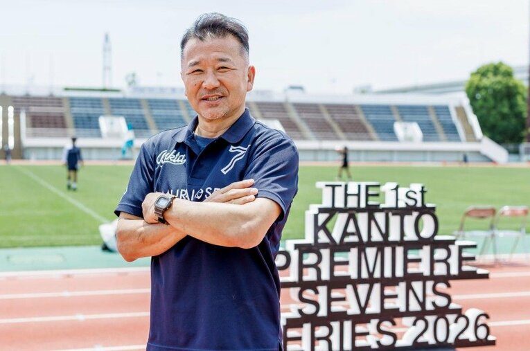 日本のセブンズ強化の一端を担うべく、サムライセブンの監督を務める吉田氏 ／ photograph by Kiichi Matsumoto