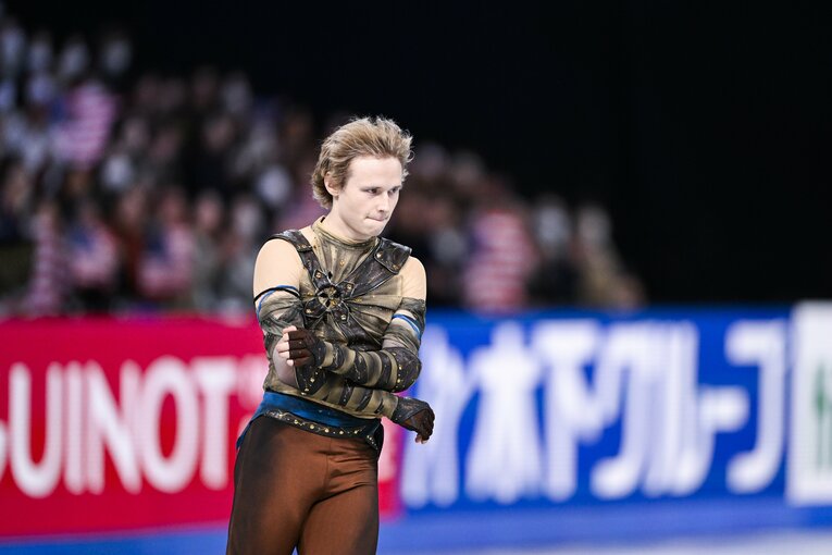 GPファイナルで圧巻の優勝を果たしたイリア・マリニン　©Asami Enomoto