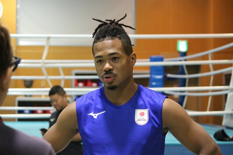 パリ五輪直前の2024年7月、岡澤セオンのトレーニングの様子　©Number Web