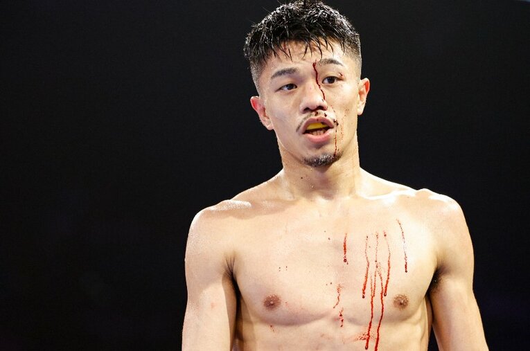 25戦無敗の王者、中谷潤人。今夏のLAキャンプで本人と米国人コーチを取材した ／ photograph by Getty Images