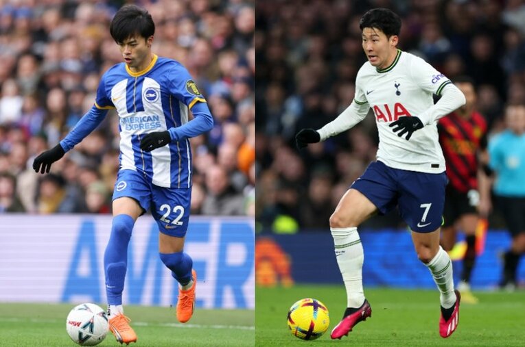 直近7試合で5ゴールと好調なブライトン三笘薫。韓国でも“アジア最高”と評されるソン・フンミンとの比較記事が増えてきた ／ photograph by Getty Images