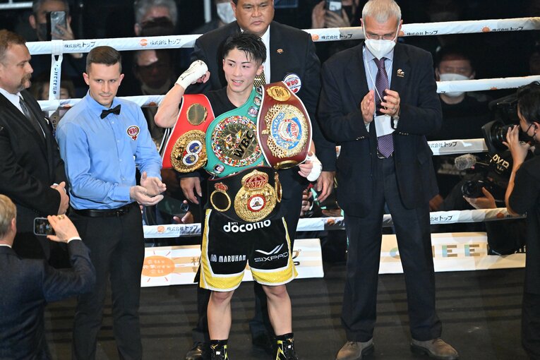 2022年12月13日／ポール・バトラー戦（WBA・WBC・IBF・WBO世界バンタム級王座統一戦）©Naoya Sanuki