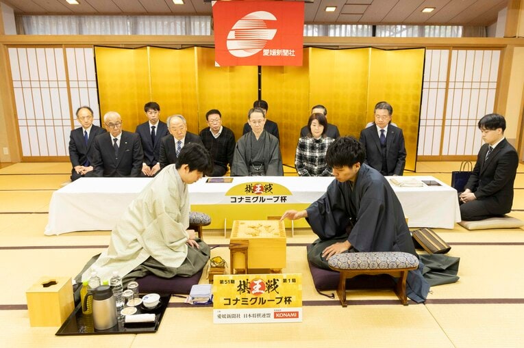 棋王戦第1局　©日本将棋連盟