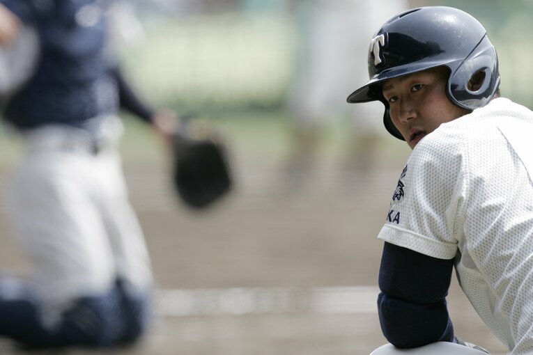 大阪桐蔭・中田翔（2007年センバツ）　©︎Himeno Sugiyama