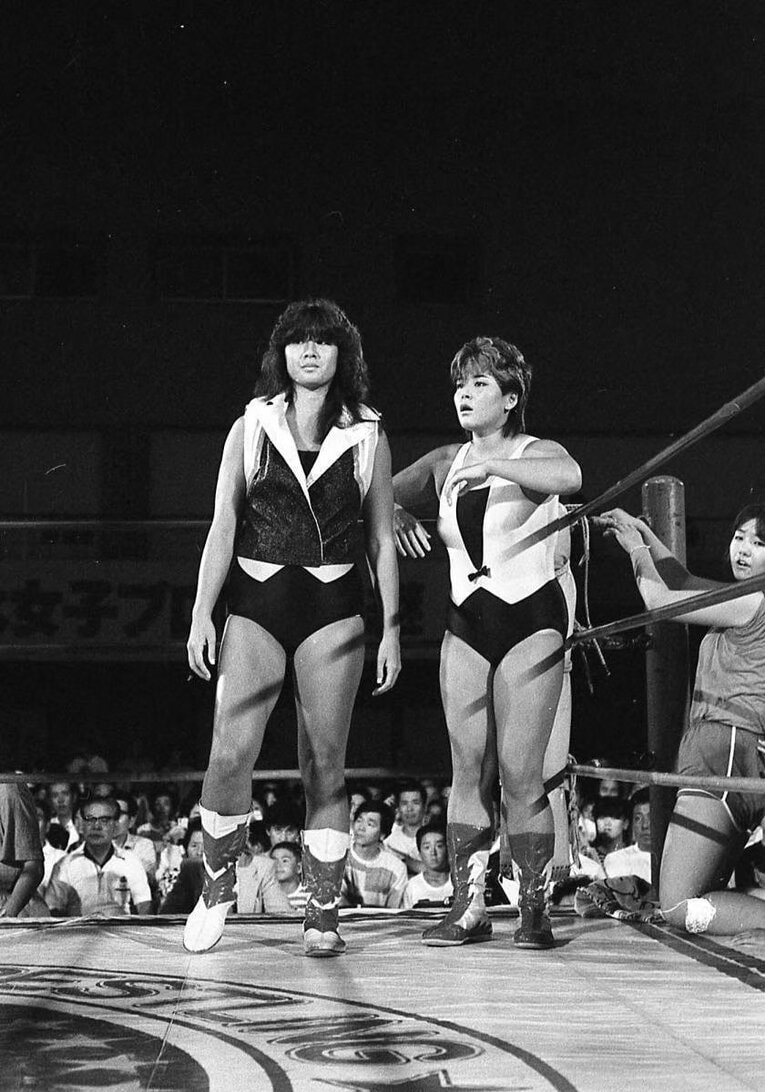 全女で活躍したジャンボ堀さんの現役時代　提供：ジャンボ堀