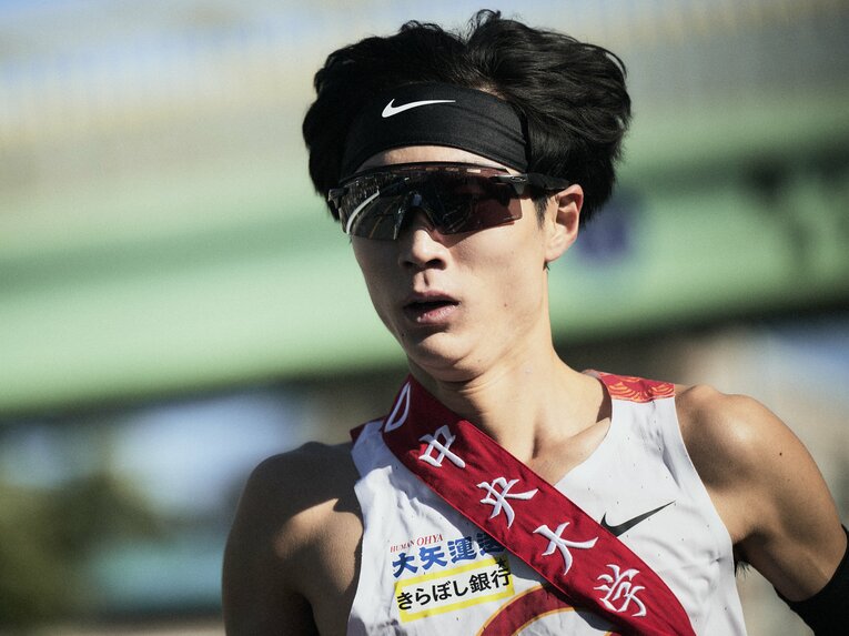 3区を走った本間は2年連続で区間賞を獲得　©Yuki Suenaga