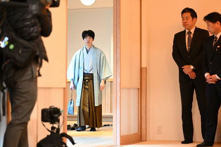 王将戦第3局、対局開始時の様子（全18枚）　©Keiji Ishikawa