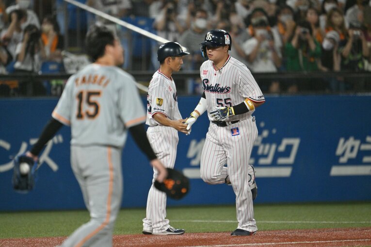 54、55号を放った巨人戦　©Hideki Sugiyama