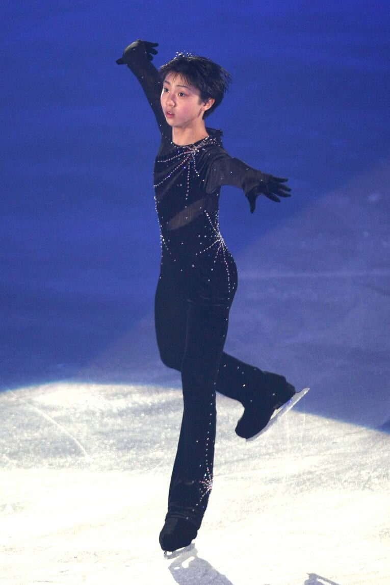 13歳の羽生結弦（2008年6月撮影）　©AFLO