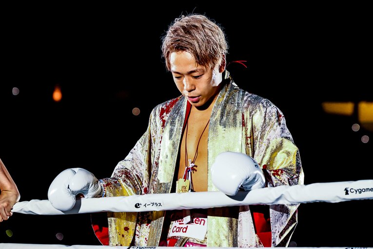 リングインする武尊　©THE MATCH 2022/Susumu Nagao