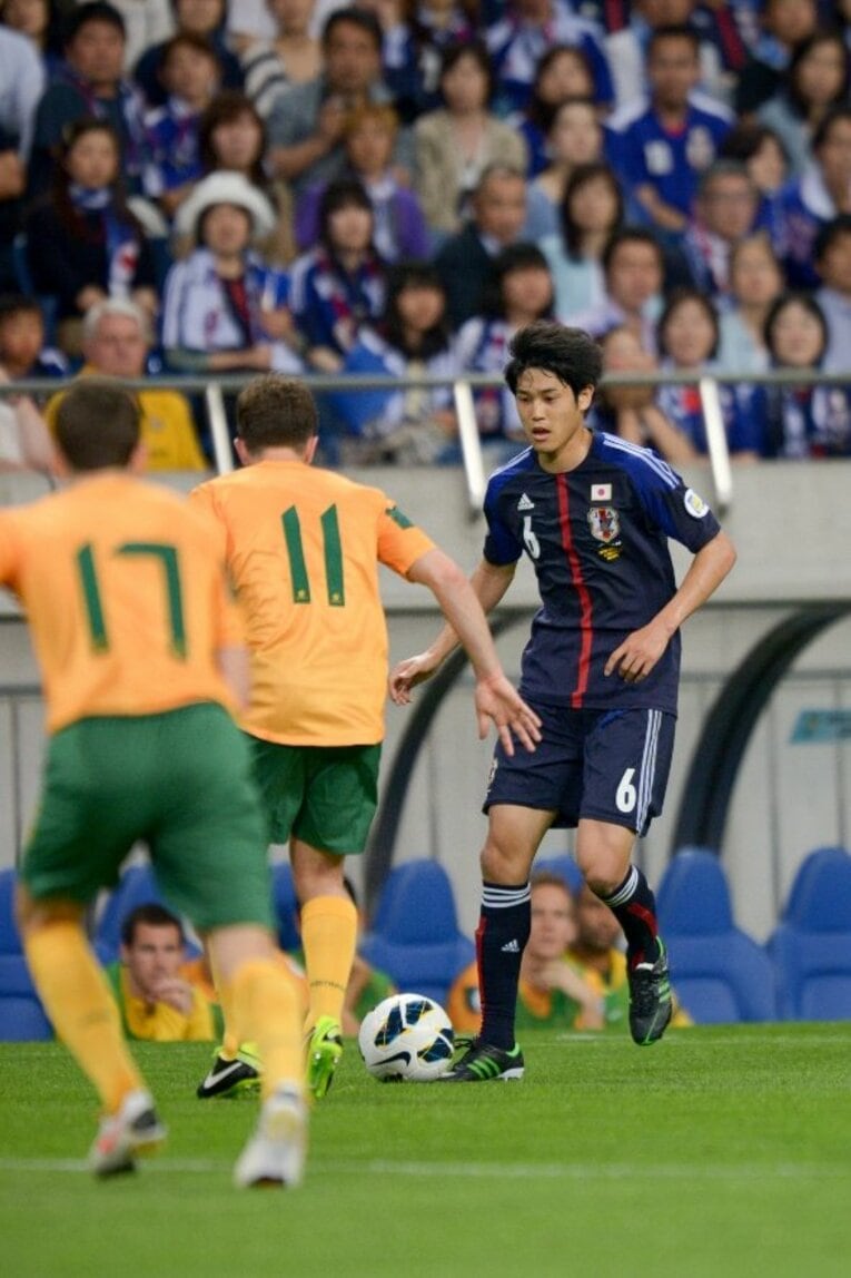 2013年の日本vsオーストラリア　©Sports Graphic Number