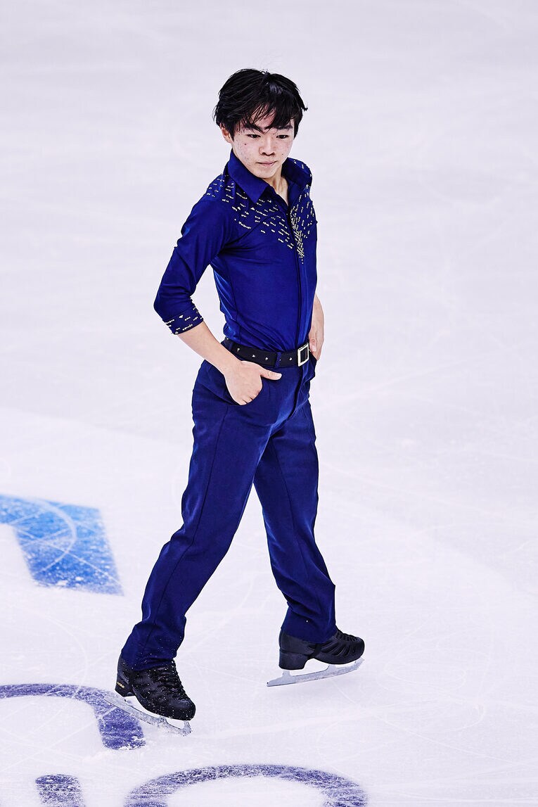 SPではミスが響き、7位となった鍵山