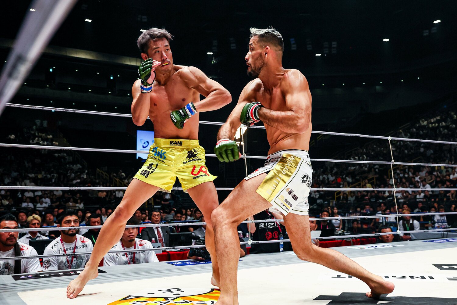 金原は寝技以上に、クレベルの打撃とレスリングを警戒していた　©RIZIN FF Susumu Nagao