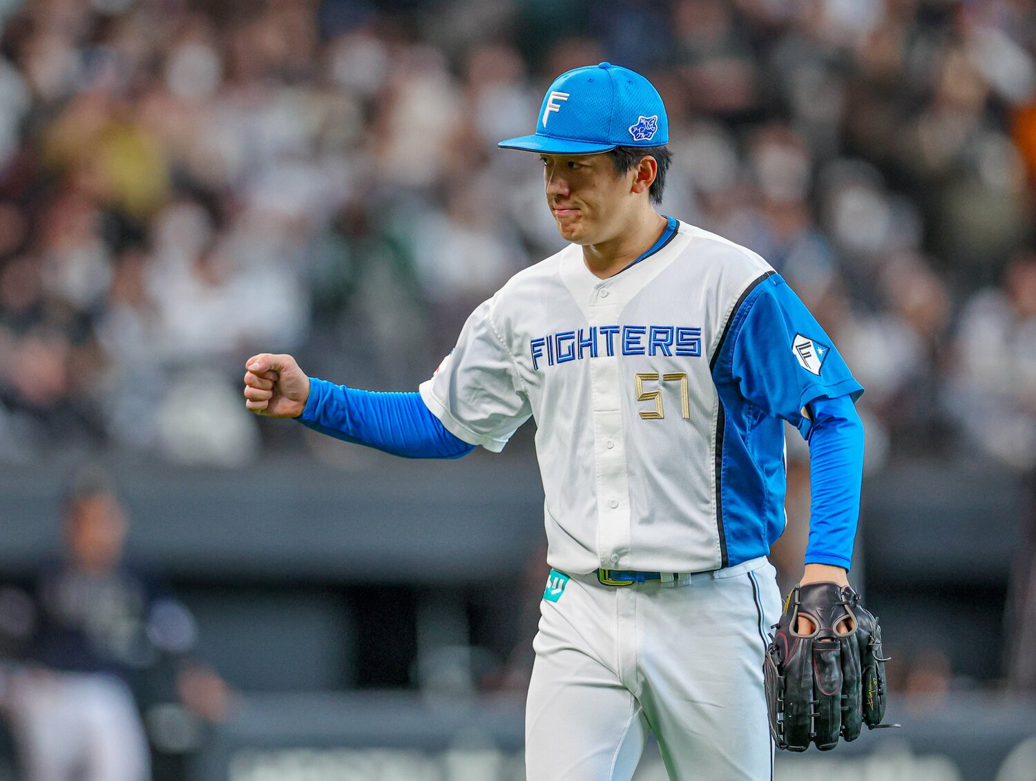 昨季途中から先発に転向し、先発ローテの一角を担った北山　©︎JIJI PRESS