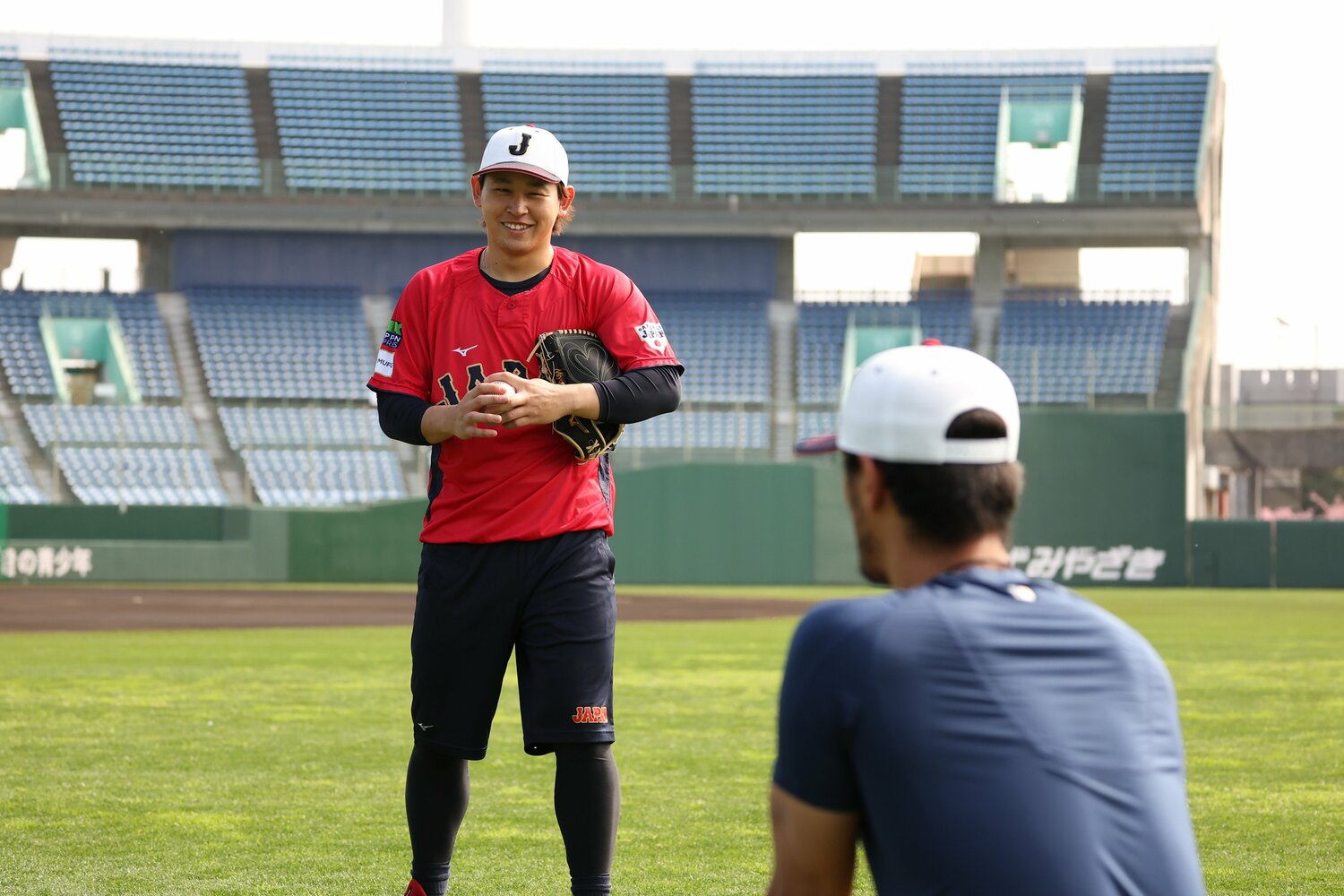 休養日の2月20日、ダルビッシュと二人でトレーニングを行った宮城大弥