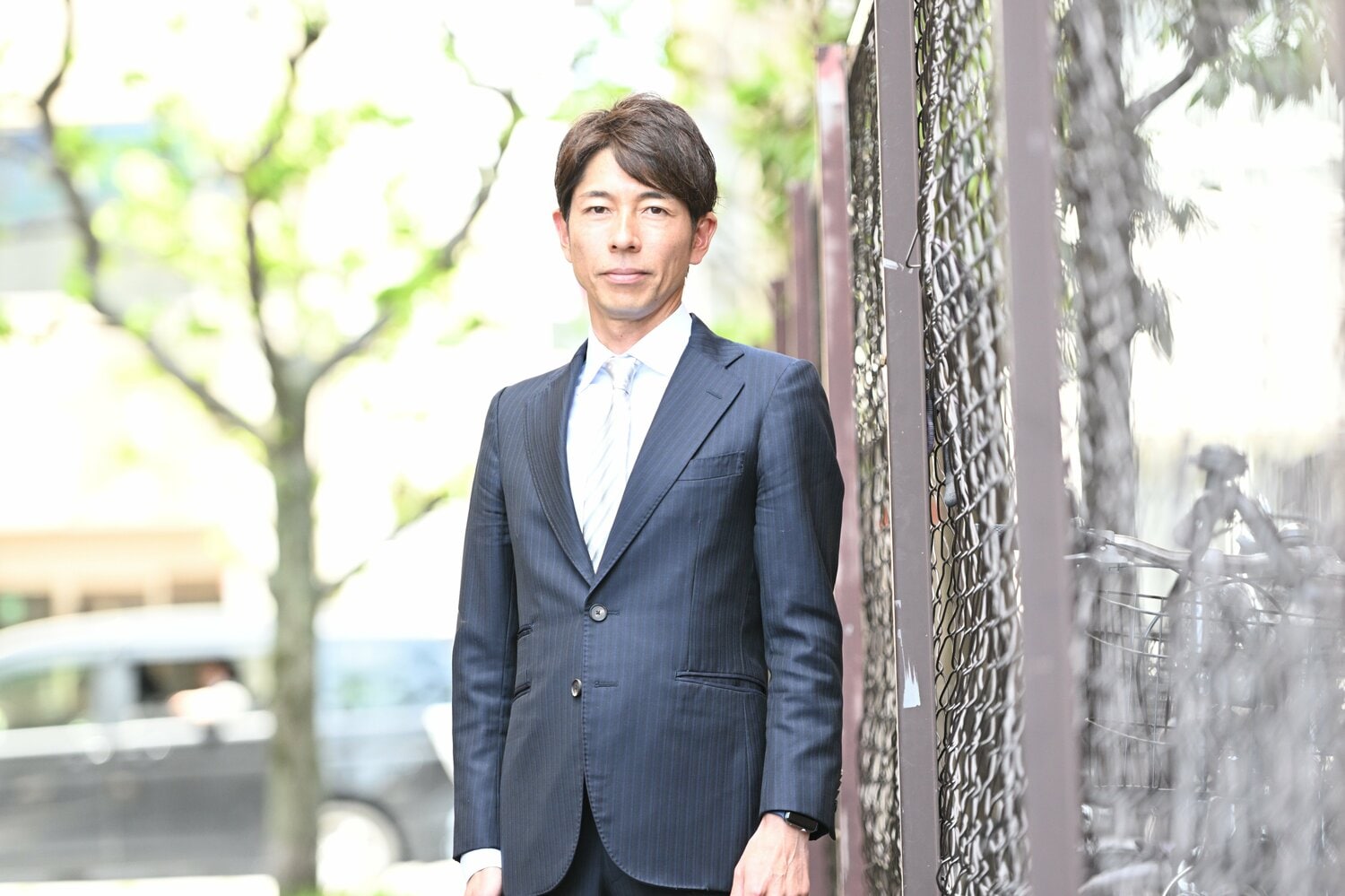 和田竜二：1977年6月23日、滋賀県生まれ。'96年にデビューし重賞初制覇。'00年にオペラオーで古馬GIグランドスラム。'18年ミッキーロケットで17年ぶりGI勝利。JRA通算1448勝、重賞66勝、GI11勝（地方含む。5月12日現在）。165cm　©Keiji Ishikawa