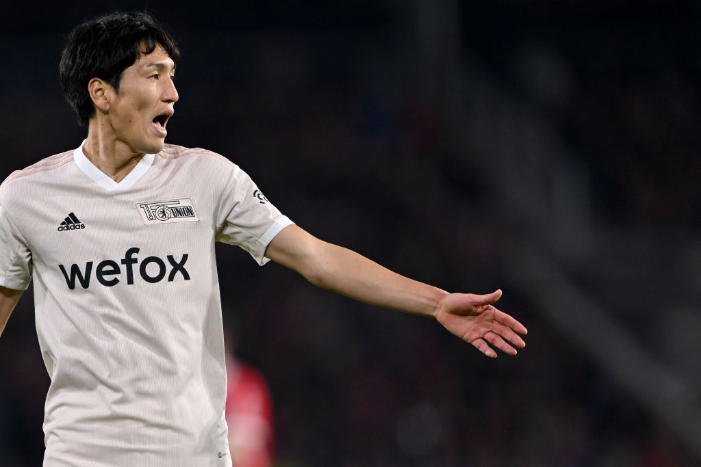 フライブルク戦の原口　©Getty Images