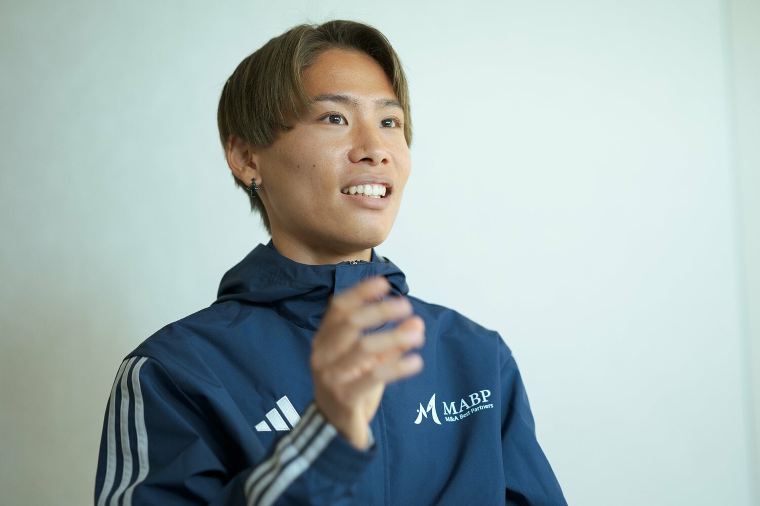 ほとんど怒らない神野監督に「ちょくちょく怒られていた」中川 ©Ichisei Hiramatsu