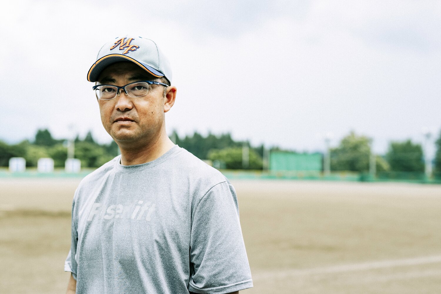 盛岡大附属の監督、関口清治(2022年夏撮影) ©Kichi Matsumoto