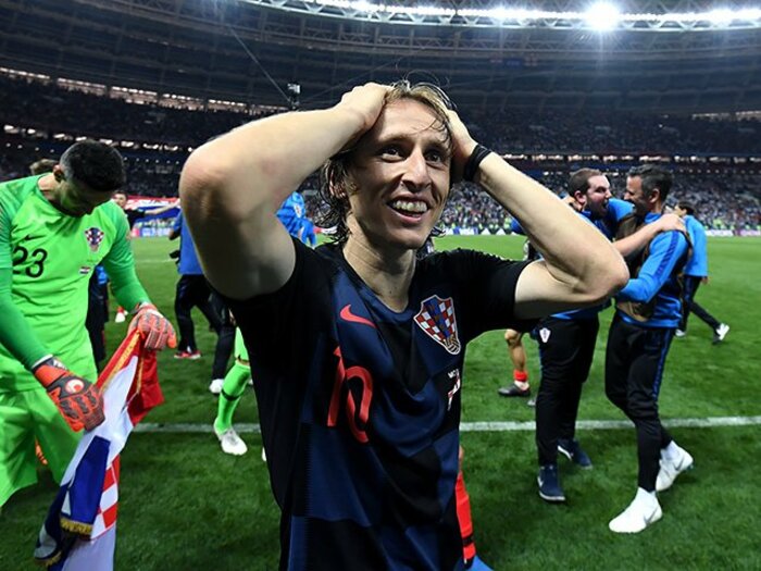 「まだ走れます！」とクロアチア。3戦連続の延長戦を制して決勝へ。＜Number Web＞ photograph by Getty Images