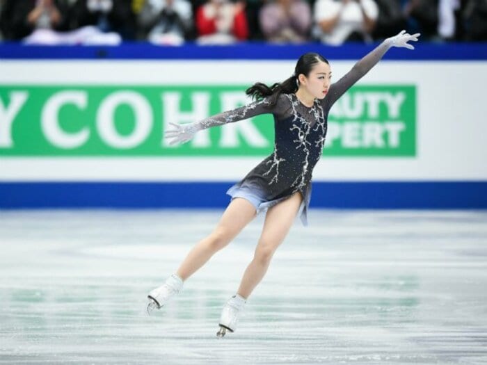 フィギュア女子、日本人は表彰台逃す。4位・紀平梨花「目標はもっと高い所に」＜Number Web＞ photograph by Asami Enomoto
