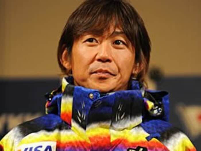 39歳にして五輪代表の座を掴んだ、ジャンプ岡部孝信の揺るぎなき信念。<Number Web> photograph by Atsushi Tomura/AFLO SPORT