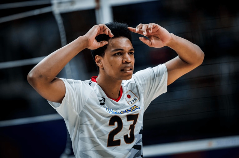 エバデダン ラリー（VNLイタリア戦）　©︎Volleyball World