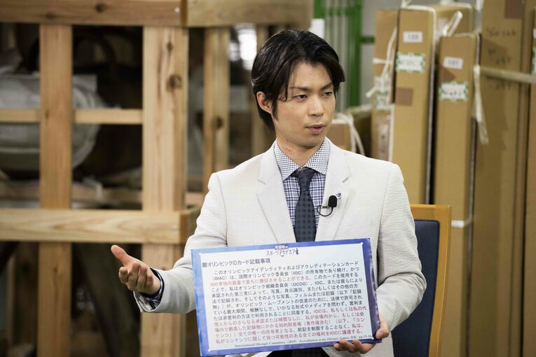 自身の冠番組『町田樹のスポーツアカデミア』でもさまざまな提言を行う町田　©Asami Enomoto