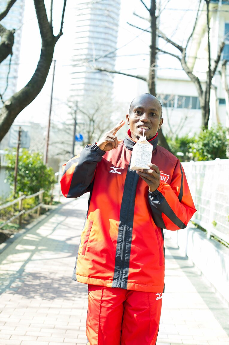 卒業後はアイデム、日清、サンベルクスと実業団選手になったモグちゃん　©Asami Enomoto