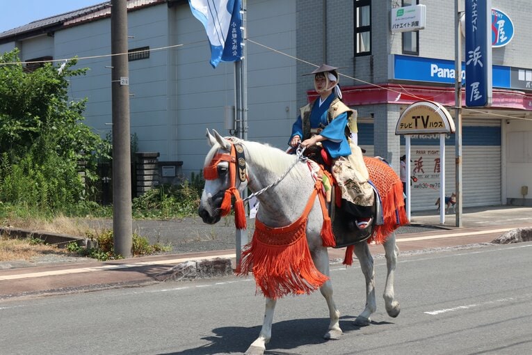 宵乗り行列での本田賢美さん