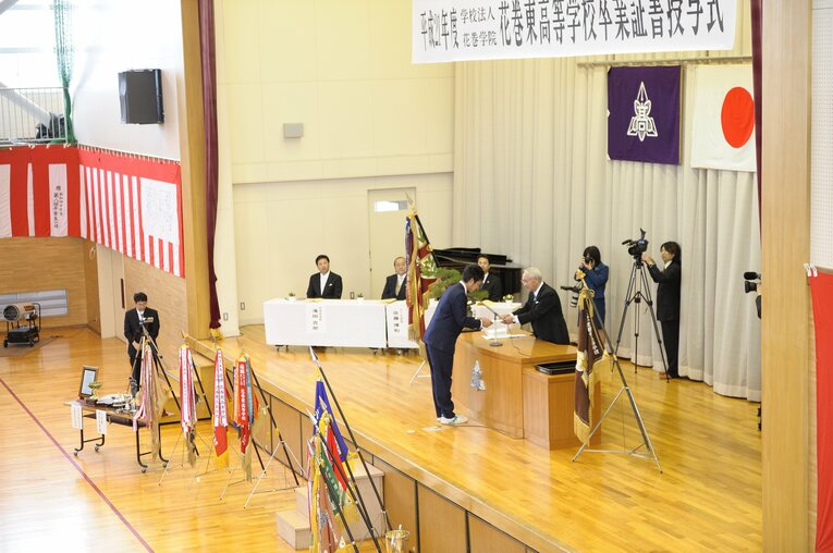 花巻東・菊池雄星の卒業式（2010年）　©Asami Enomoto
