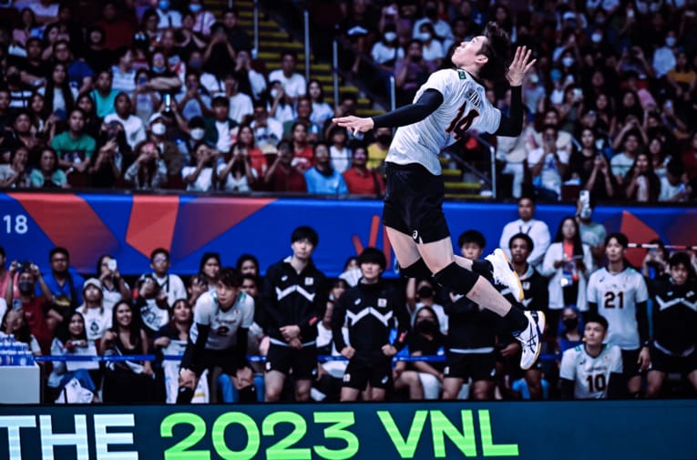 石川祐希（NVL中国戦）　©︎FIVB