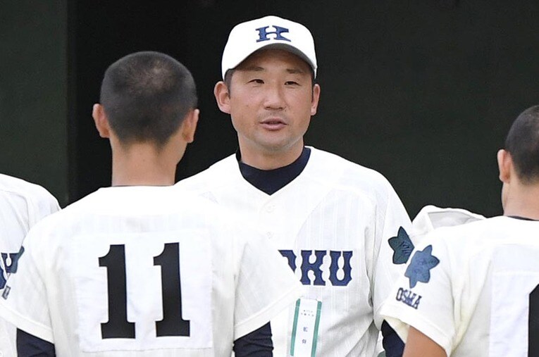 2018年夏から興国高校を率いる喜多隆志監督。2006年オフに戦力外通告となってから今に至るまでの話を聞いた ／ photograph by Sankei Shimbun