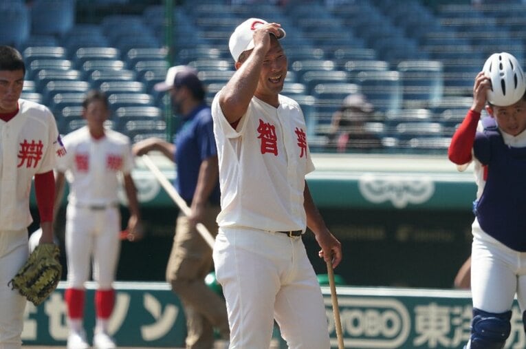 甲子園で優勝を果たした智弁和歌山の中谷仁監督 ／ photograph by Hideki Sugiyama
