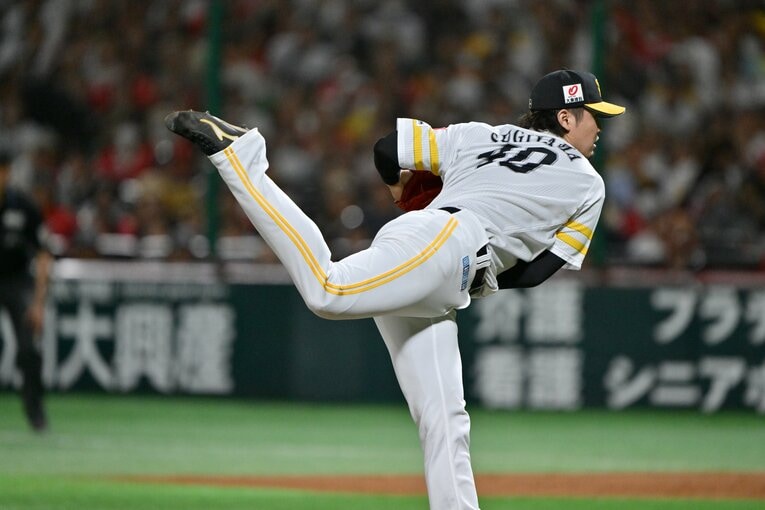 頼れる背番号「40」は日本シリーズでもフル回転するつもりだ　©Hideki Sugiyama