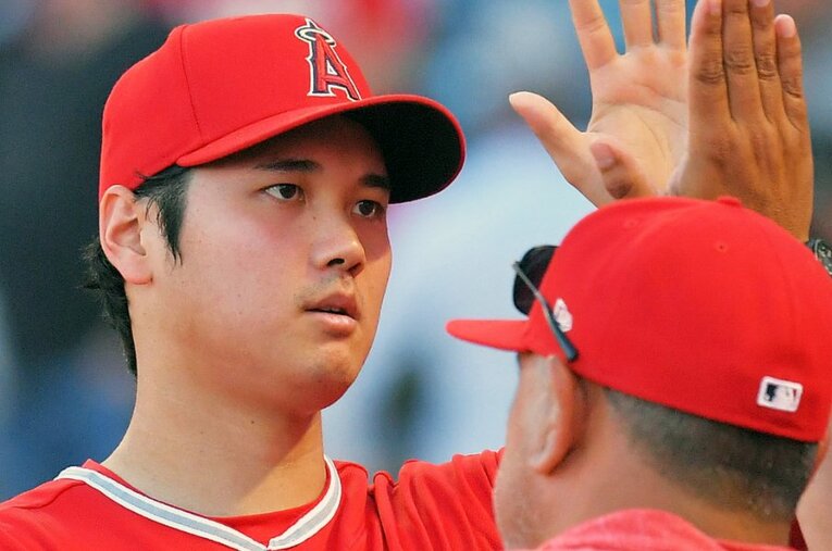 好調を続ける大谷翔平。昨季MVPのアーロン・ジャッジが大谷について語った ／ photograph by JIJI PRESS