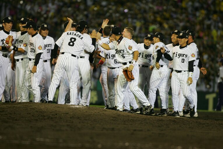 2005年、セ・リーグ優勝　　©︎Koji Asakura