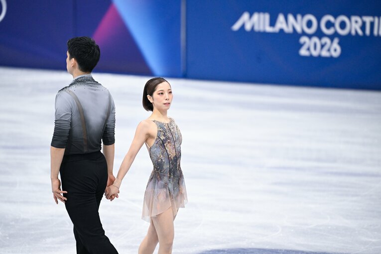 団体戦フリーで世界歴代3位の155.55点をマークしたりくりゅうペアの圧巻の演技　©Asami Enomoto／JMPA