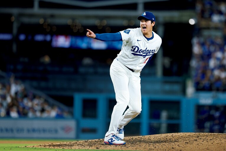 2025年は投手としても復帰。MLB史上初の「1シーズンでの50本塁打50奪三振」を達成した　©️Yukihito Taguchi