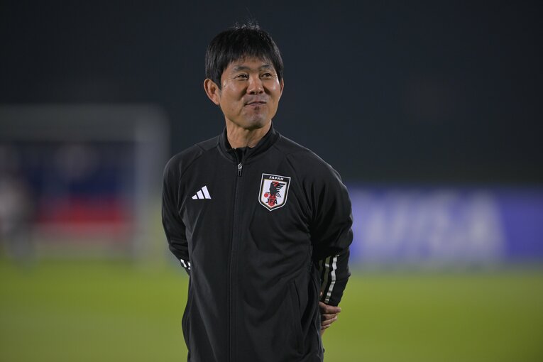 スペイン戦前日の練習　©Koki Nagahama／JMPA