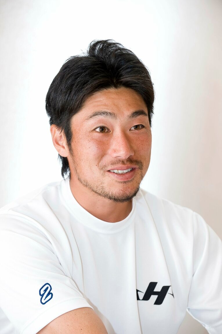 ヤクルトに移籍した相川　©Toshiya Kondo