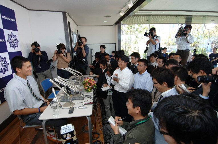 駒大苫小牧・田中将大（2006年）©︎BUNGEI SHUNJU