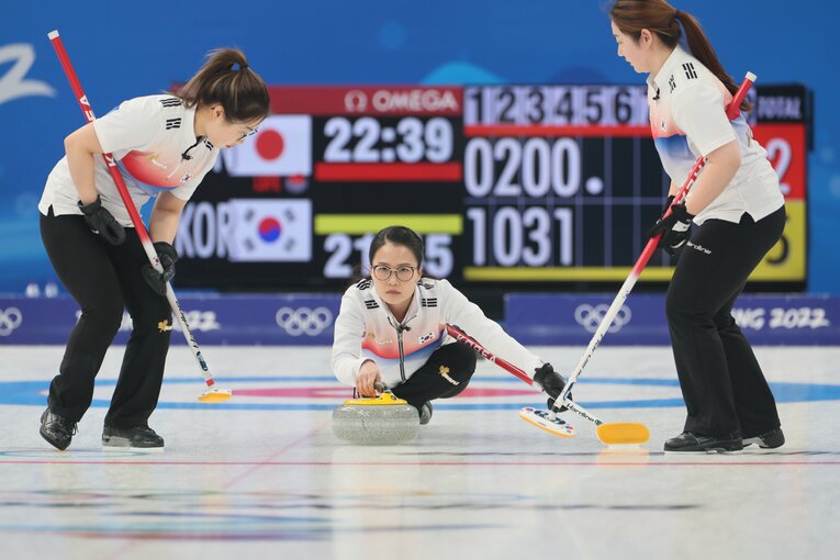 1次リーグ日本戦ではスーパーショットを連発して、10-5の勝利に貢献。しかし、4勝5敗の8位で終わり、2大会連続のメダル獲得は果たせなかった　©︎JMPA