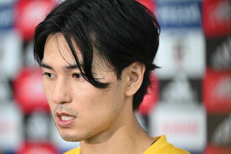 コスタリカ戦直後は言葉少なだった南野　©Takuya Kaneko/JMPA