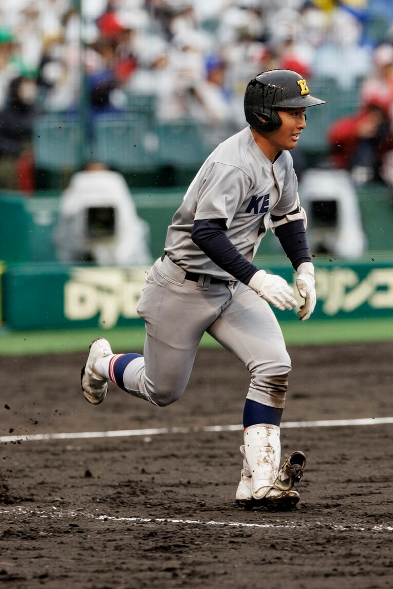 話題を呼んだ清原勝児（慶應／「5番サード」）　©Kichi Matsumoto