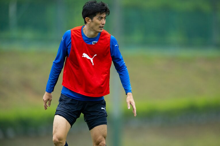 川崎フロンターレでの練習風景　©KAWASAKI FRONTALE