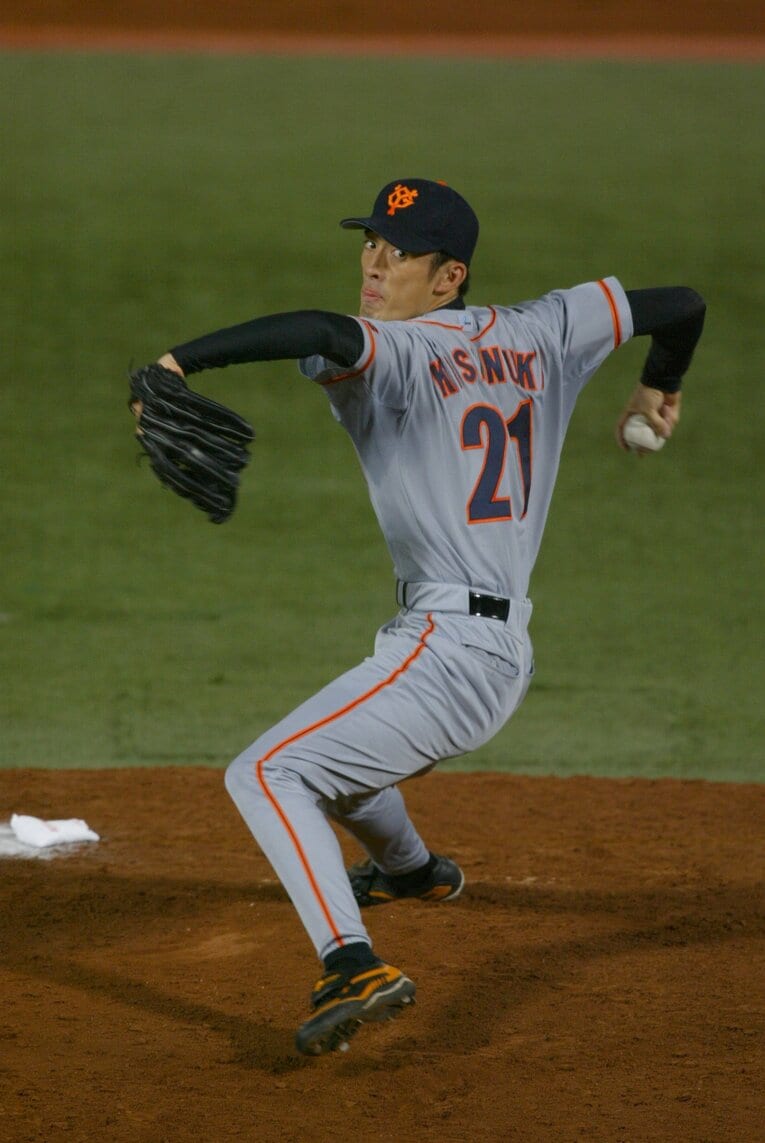 木佐貫は自由枠で巨人へと入団した　©Tamon Matsuzono