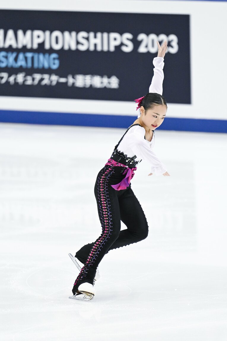 2023年全日本選手権、島田麻央の演技　©︎Asami Enomoto